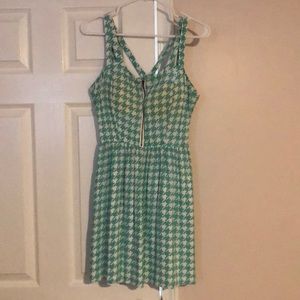 Boutique dress large cute zipper in front